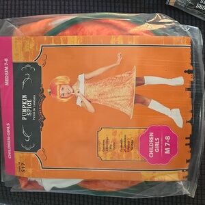 Pumpkin Spice Girls Costume Size 7-8